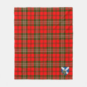 Scott Modern Tartan Pset Fleece Deken (Voorkant)
