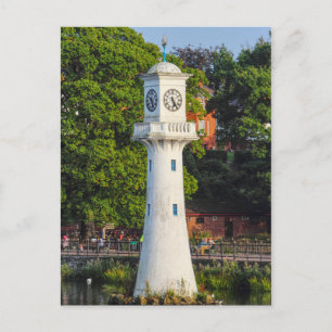 Scott Monument - Roath Park Lake, Cardiff Briefkaa Briefkaart