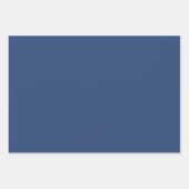 Scott Mosterd Blauw Moderne Schotse Tartan Inpakpapier Vel (Voorkant 2)