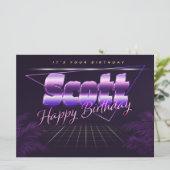 Scott Prénom Date de naissance de la carte (Debout devant)