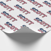 Scott Prénom US Papier cadeau (Coin)
