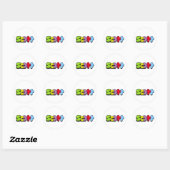 Scott Ronde Sticker (Vel)