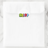 Scott Ronde Sticker (Tas)