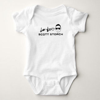 Scott Storch White Baby One Piece Baby Bodysuit