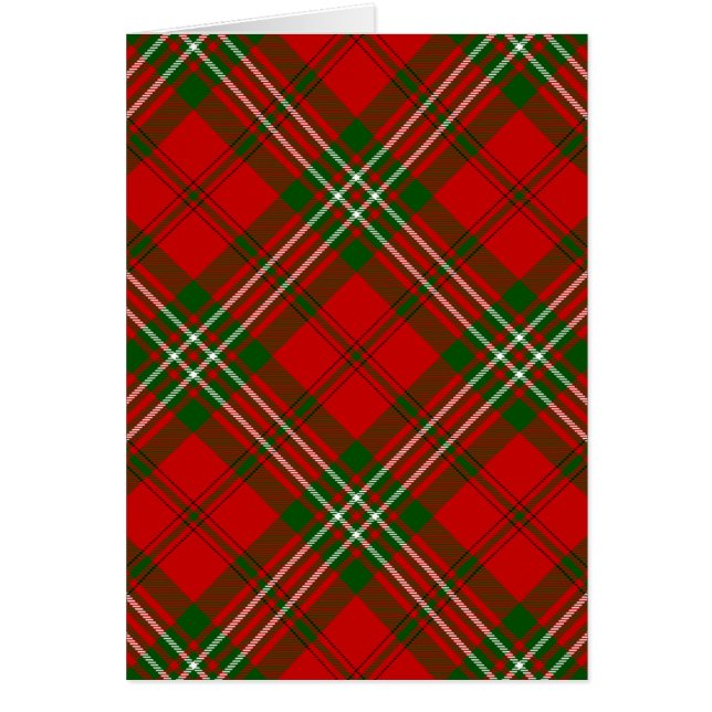 Scott tartan red green plaid (Voorkant)