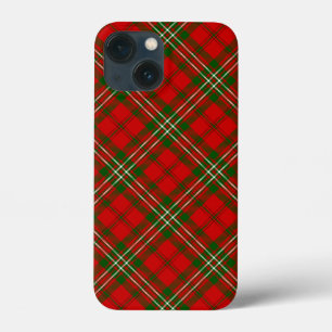 Scott tartan red green plaid iPhone 13 mini hoesje