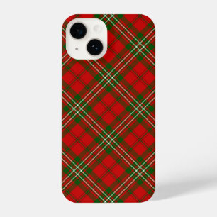 Scott tartan red green plaid iPhone 14 hoesje