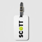 Scott Tennis Bagagelabel (Voorkant (verticaal))