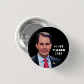 Scott Walker 2016 Ronde Button 3,2 Cm (Voorkant /achterkant)