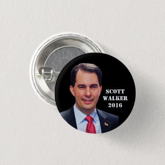 Scott Walker 2016 Ronde Button 3,2 Cm (Voorkant /achterkant)