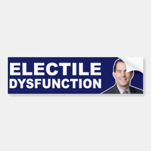 Scott Walker: Elektrische disfunctie Bumpersticker