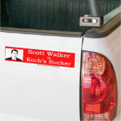 Scott Walker Koch's Sucker BS Bumpersticker (Op Truck)