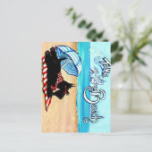 Scottie Beach Briefkaart (Staand voorkant)