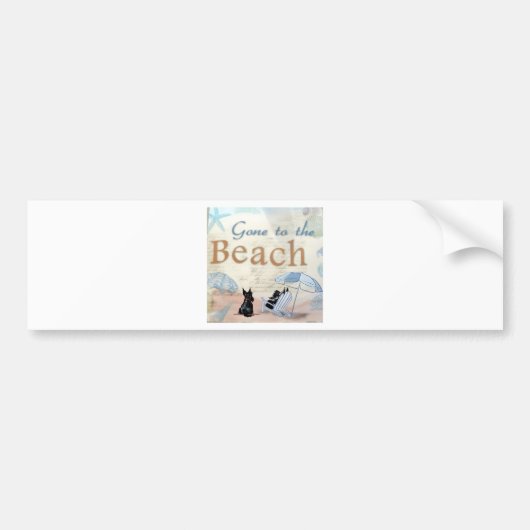 Scottie Beach Bumpersticker (Voorkant)