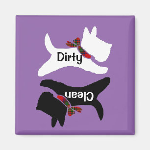 Scottie Dishwasher Magnet personaliseren Magneet