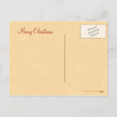 Scottie Dog Christmas Briefkaart (Achterkant)