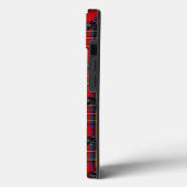 Scottie Dog on Red Scottish Tartan Case-Mate iPhone Case (Achterkant / Links)
