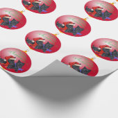 Scottie Dog Ornament Cadeaupapier (Hoek)