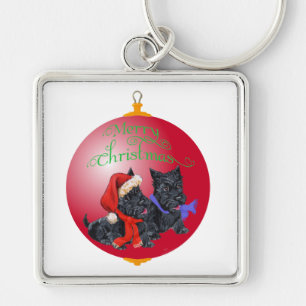 Scottie Dog Ornament Sleutelhanger