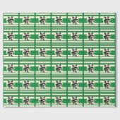 Scottie Dog, Scottie Terrier sur emballage cadeau (Plat)