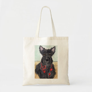 Scottie Dog Scottish Terrer Bag verjaarschilderij Tote Bag