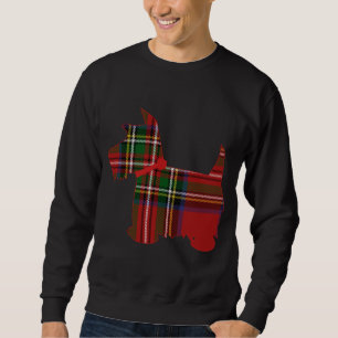 Scottie Dog Scottish Terrier Royal Stewart Tartan Trui