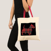 Scottie Dog Tartan Tote Bag (Voorkant (product))