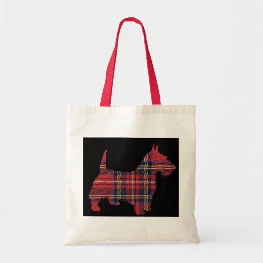 Scottie Dog Tartan Tote Bag (Voorkant)