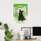 Scottie dog via speciale levering poster (Thuiskantoor)