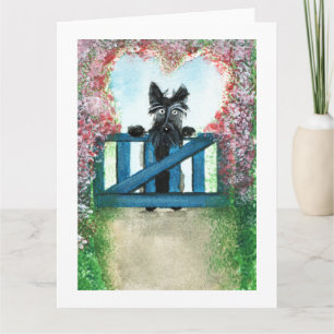 Scottie Dog Wenskaart Kaart