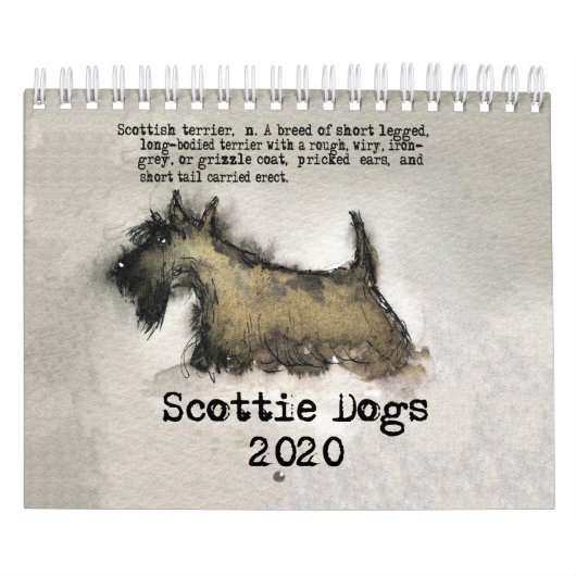 Scottie Dogs 2020 Agenda Kalender (Hoes)