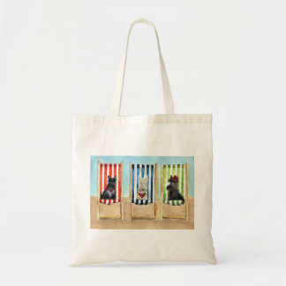 Scottie Dogs 'Deck Chairs' Tote Bag