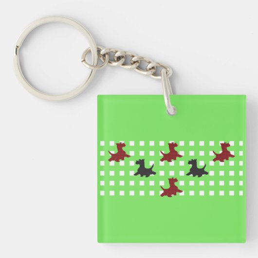 Scottie Dogs Sleutelhanger (Voorkant)