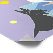 Scottie Gal Meditating - Poster (Hoek)