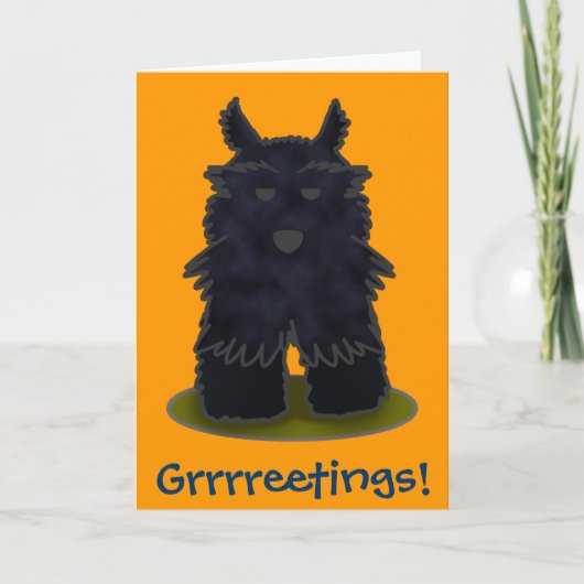 Scottie Grrreming ! Carte (Devant)