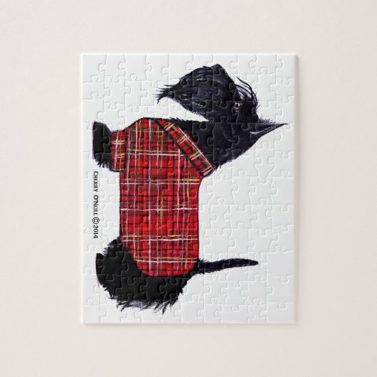 Scottie Holiday Jacket Legpuzzel (Verticaal)