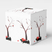 Scottie Hond en Robin Seizoensgebonden Bedankdoosjes (Voorkant Zijde)