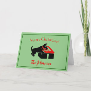 Scottie Hond Kerstkaarten Terrier Kaart