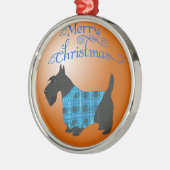 Scottie-hond-ornament Metalen Ornament (Links)