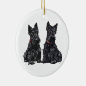 Scottie Honden Ornament (Rechts)