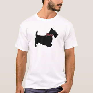 Scottie in Pset Bow Stropdas T-Shirt