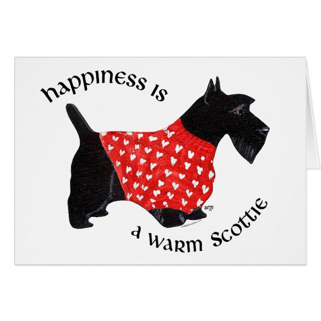 Scottie in Red Pset Sweater (Voorkant Horizontaal)