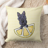 Scottie Lemon Cream Gingham Sierkussen (Deken)