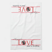 Scottie Love Kitchen Towel Theedoek (Verticaal)
