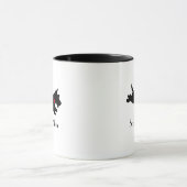 Scottie Mom Fun  Dog Custom Naam Rood Mok (Midden)