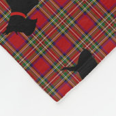 Scottie nr. 8 fleece deken (Hoek)