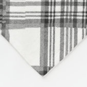Scottie on Tartan Fleece Deken (Hoek)
