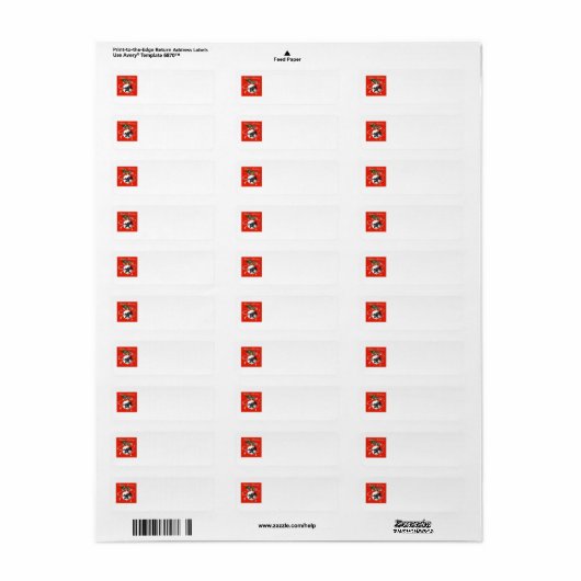 SCOTTIE Return Address Labels (Full Sheet)