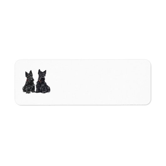 SCOTTIE Return Address Labels (Voorkant)