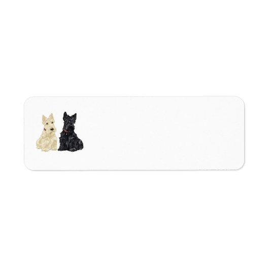 SCOTTIE Return Address Labels (Voorkant)